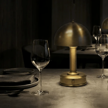 Mini Tito rechargeable lamp, Antique Brass – view 7