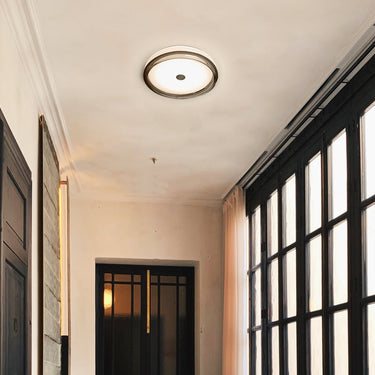 Topper 12 lighting a corridor ceiling | Besa Lighting