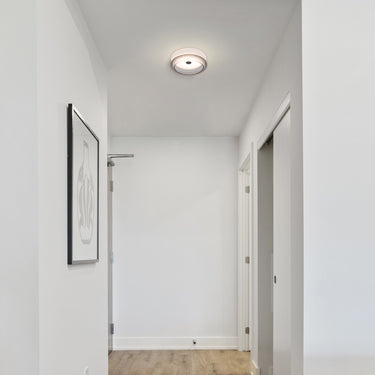 Topper 8 lighting a corridor ceiling | Besa Lighting