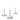 Graypants Wick S, set of three Aluminum lamps