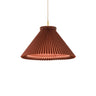 Le Klint 130 Pendant with Brass Fittings – Chocolate