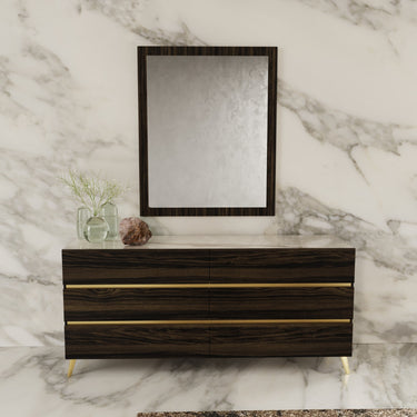 Nova Domus Velondra Eucalypto Marble Dresser