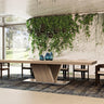 Nova Domus Victoria Italian Walnut Caracalla Extendable Dining Table