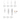 Viso Gemma pendant dimension drawing for 1, 3, 5, 9, 14, 26 and 36 light clusters, canopy widths 5 to 38 inches, overall drop 106 inches