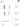 Viso Linea dimensions and technical drawing, 19.1, 30.1 and 52.9 inch fluted glass wall lights