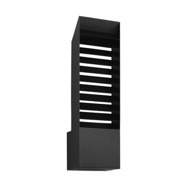 Kelly Wearstler designed LED outdoor wall sconce with modern architectural design
