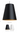 Sleek white & haze spun metal pendant for high-end residential applications in black/gold or white/satin finish.