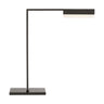Linea 15 inch LED table lamp by Visual Comfort with natural alabaster shade and bronze finish for modern living rooms