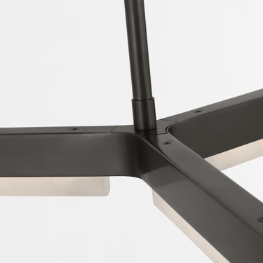 Designer Kelly Wearstler Linea 42" LED light fixture, perfect for modern residential or hotel interiors.