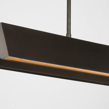 Pench 42" LED bar light by Visual Comfort, featuring a 90 CRI for accurate color rendering in art galleries.