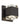 Antique Bronze Voto Wall Square sconce with its crystal lens lit