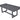 Renava Wake Kayak Outdoor Grey Dining Table Set
