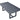 Renava Wake Dark Charcoal Outdoor Dining Table