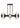 Industrial Chic: Bronze Wythe 8-Light Large Chandelier | Modern Dining Room Lighting | Visual Comfort