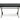 AX Xavier Black Crocodile Stainless Steel Dining Table
