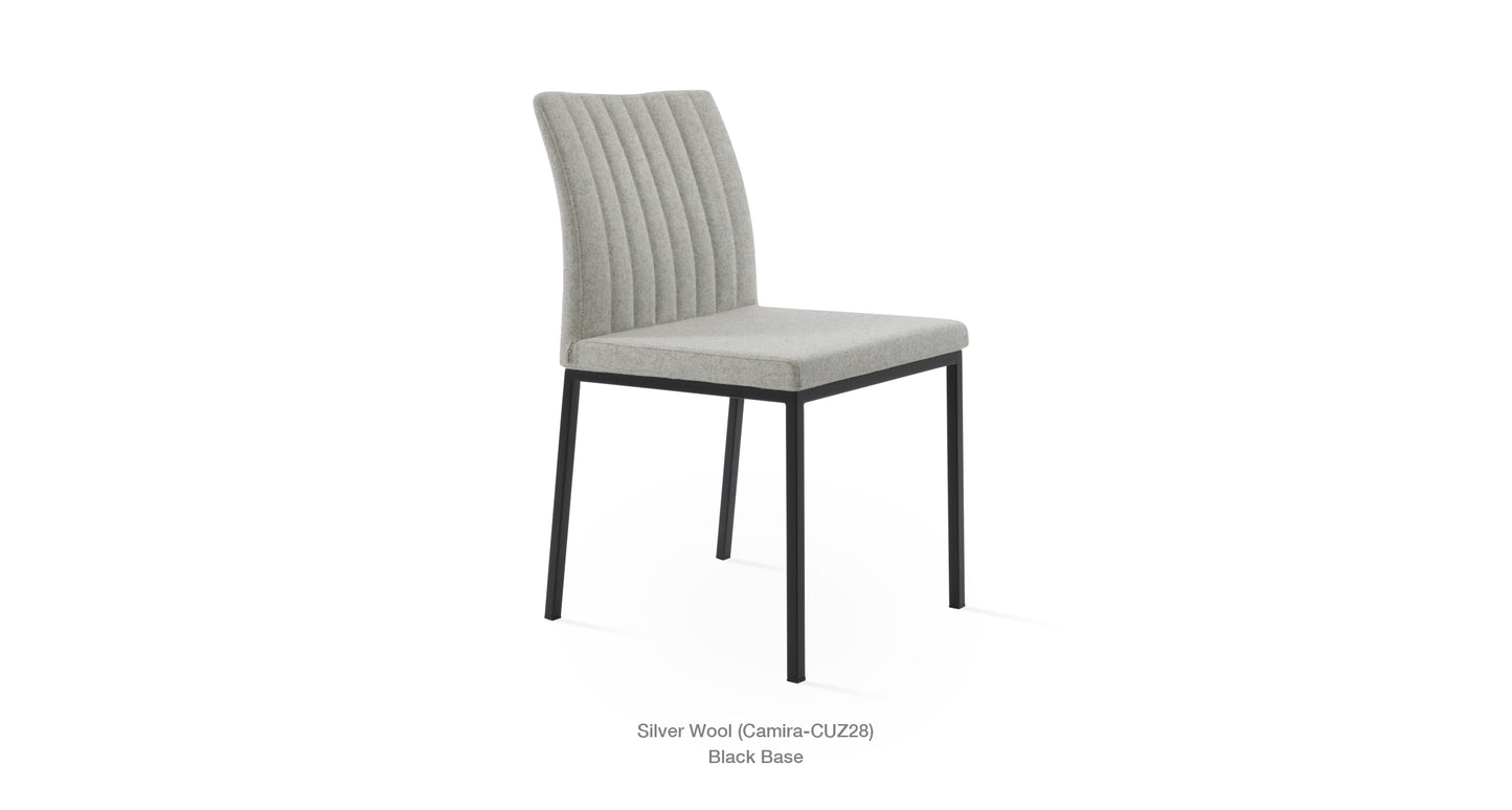 Zeyno Dining Chair with Metal Base