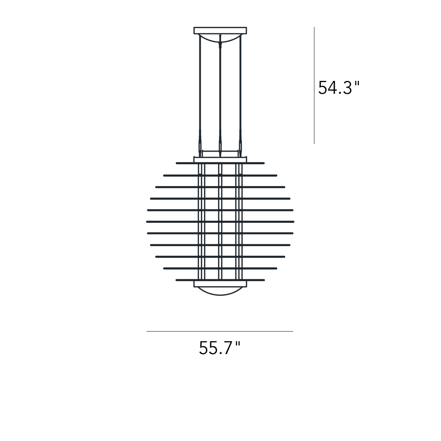 FontanaArte 0024 Suspension Light