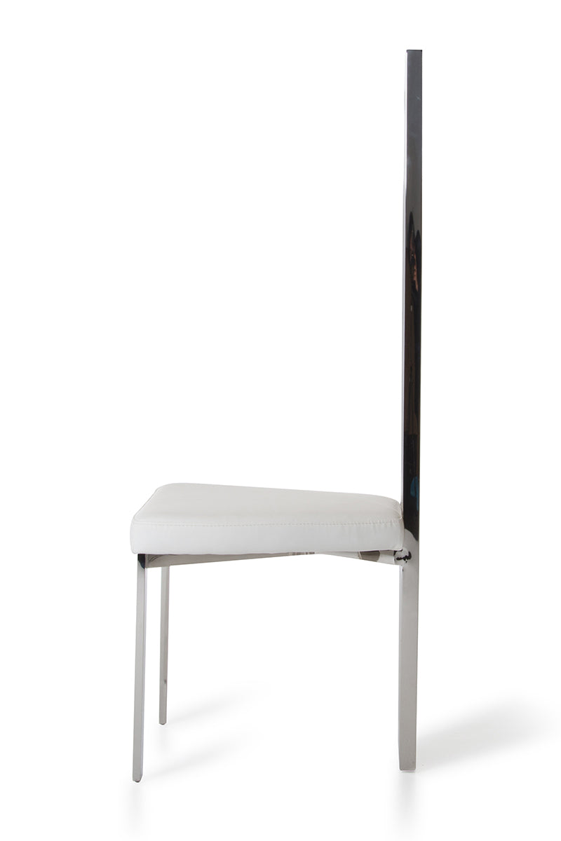 VIG Furniture Modrest Elise White Leatherette Dining Chair