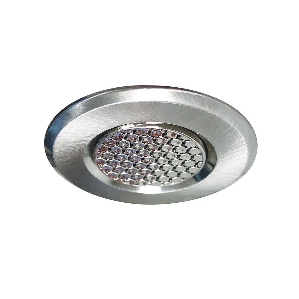 Nora Lighting 1" Round Hexcell Stainless Steel Trim for M1 Minature Recessed