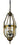 Framburg Hannover 3 - Light Antique Brass Mini Chandelier 1013 AB
