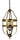 Framburg Hannover 5 - Light Antique Brass Dining Chandelier 1016 AB