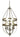Framburg Hannover 5 - Light Brushed Nickel Dining Chandelier 1017 BN