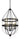Framburg Hannover 6 - Light Mahogany Bronze Foyer Chandelier 1018 MB