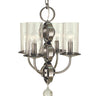 Framburg Compass 4 - Light Brushed Nickel Mini Chandelier 1043 BN