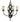 Framburg Compass 4 - Light Mahogany Bronze Dining Chandelier 1044 MB