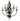 Framburg Compass 8 - Light Matte Black Dining Chandelier 1048 MBLACK