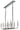 Framburg Moderne 10 - Light Polished Silver Dining Chandelier 1059 PS