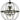 Framburg Compass 9 - Light Mahogany Bronze Foyer Chandelier 1070 MB