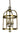 Framburg Compass 4 - Light Antique Brass Mini Chandelier 1103 AB
