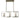 Framburg Theorem 3 - Light Brushed Nickel Island Chandelier 1153 BN