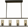 Framburg Theorem 4 - Light Mahogany Bronze Island Chandelier 1154 MB
