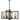 Framburg Theorem 4 - Light Mahogany Bronze Dining Chandelier 1155 MB