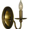 Framburg Quatrefoil 1 - Light Antique Brass Wall Sconce 1158 AB