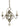 Framburg Quatrefoil 4 - Light Brushed Nickel Mini Chandelier 1159 BN