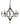 Framburg Quatrefoil 5 - Light Mahogany Bronze Dining Chandelier 1161 MB