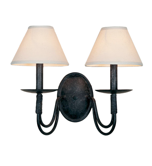 2nd Avenue 16" Bell 2-Light Wall Sconce