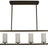 Framburg Theorem 4 - Light Mahogany Bronze Island Chandelier 1194 MB