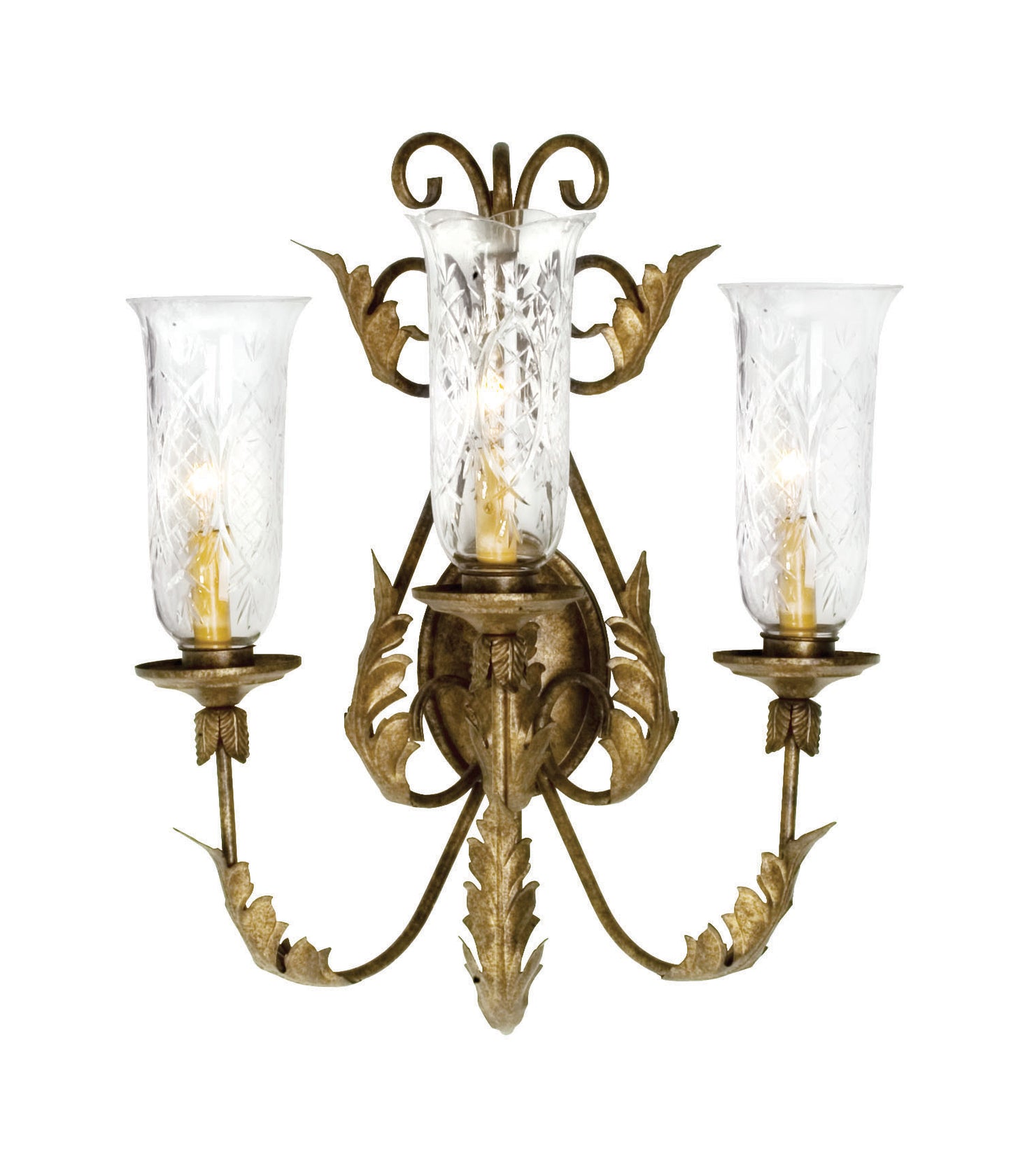 2nd Avenue 21" French Elegance 3-Light Wall Sconce