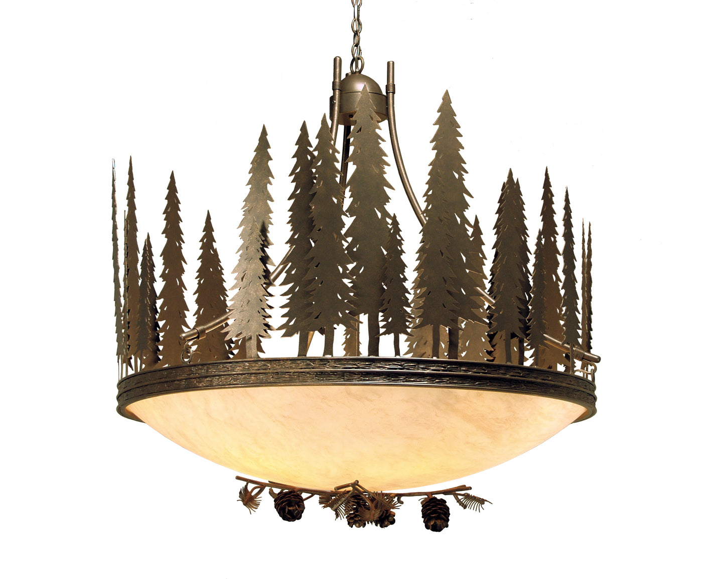 2nd Avenue 48" Towering Pines Inverted Pendant