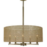 Framburg Chloe 5 - Light Polished Nickel Dining Chandelier 1219 PN