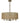 Framburg Chloe 5 - Light Polished Nickel Dining Chandelier 1219 PN