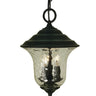 Framburg Hartford 3 - Light Charcoal Exterior Ceiling Mount 1221 CH