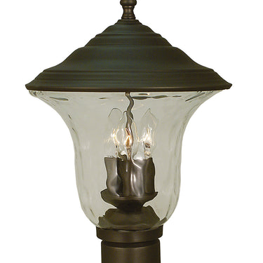Framburg Hartford 3 - Light Iron Exterior Post Mount 1227 IRON