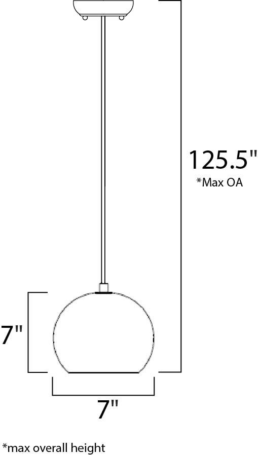 Maxim Crete LED Pendant