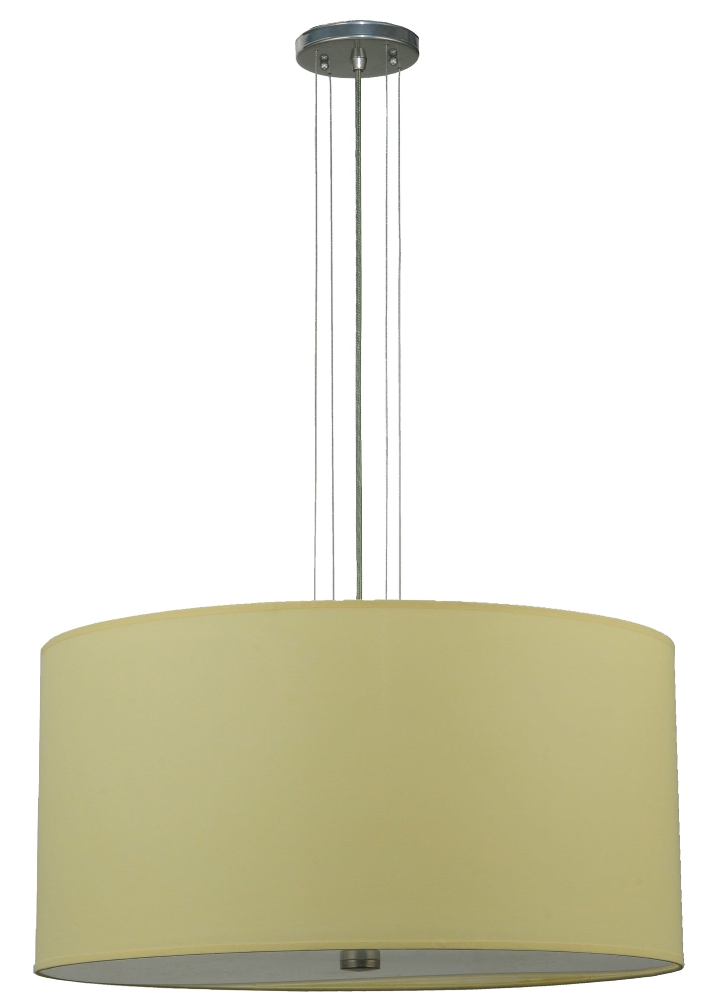 2nd Avenue 24" Cilindro Beige Textrene Pendant