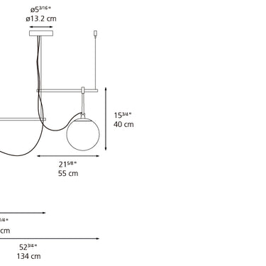 Artemide Nh S3 2 Arms Suspension